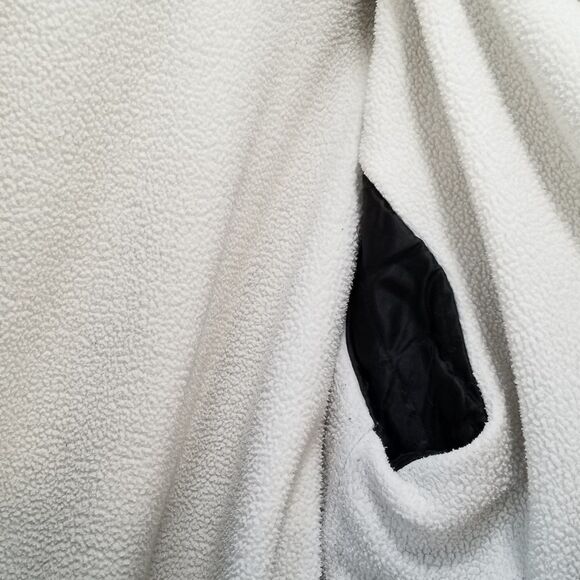 King size mens sherpa lined full zippered hoodie size 3xl big - Picture 8 of 11